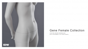 Custom Mannequin Solutions IDW Gene Female Catalogue